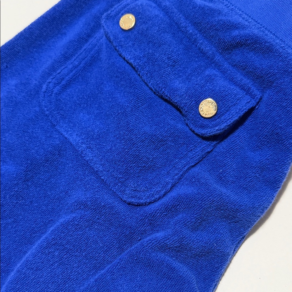 Juicy Couture XS Blue Terry Pants with Gold Accents - Picture 7 of 12